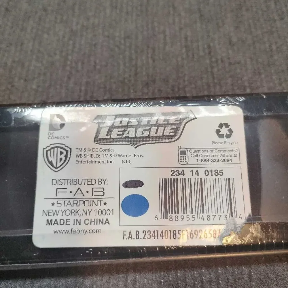 Justice League Metal Pencil Box Superman Batman Flash Green Lantern New